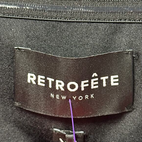 NWT Retrofete Strapless Formal Josie Dress in Gunmetal Metallic Gray Womens XS - Picture 3 of 12